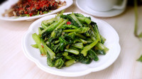 蒜蓉炒菜芯做法图解8)