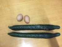 家常菜黄瓜炒鸡蛋做法图解1)