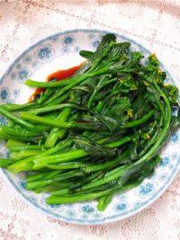 家常菜凉拌菜心做法图解6)