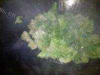 美味的生菜鸡蛋汤做法图解4)