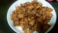 美味的干煸肉做法图解4)