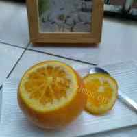 热腾腾的盐蒸橙子的做法图解八
