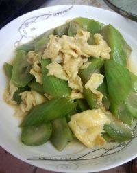 美味的丝瓜炒蛋