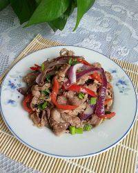 家常菜孜然牛肉片