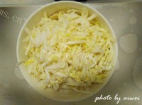 家常白菜心拌杏鲍菇做法图解4)