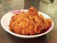 特色香酥炸鸡排做法图解3)