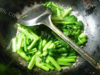 家常菜清炒油菜心做法图解9)