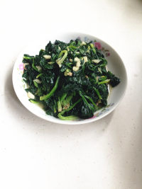 家常菜蒜香菠菜