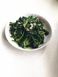 家常菜蒜香菠菜