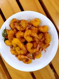 美味的凤尾虾
