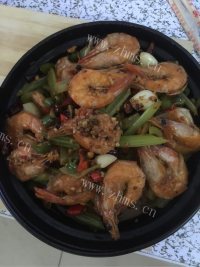美味干锅香辣虾做法图解11)
