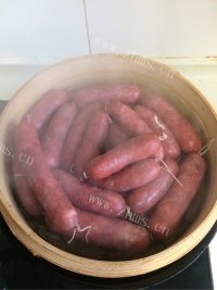 自制烤肠做法图解8)