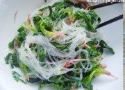 粉丝炝菠菜做法图解7)