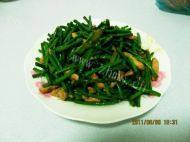 家常美食肉炒豇豆做法图解6)