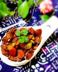 美味的红焖羊排