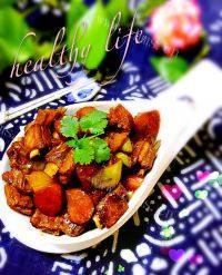 美味的红焖羊排