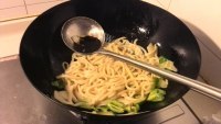 美味的芝士焗炒面做法图解11)