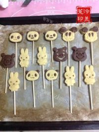 自制小动物饼干棒做法图解11)