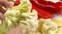 美味的干锅菜花做法图解2)