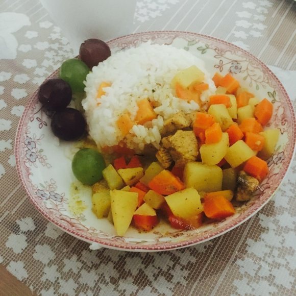 唇齿留香的咖喱鸡丁饭
