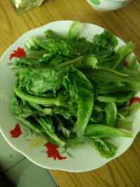 家常菜蚝油生菜做法图解4)