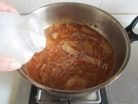 美味泡菜炒红薯粉做法图解8)