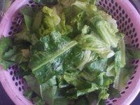 常吃不腻的清炒油麦菜做法图解1)