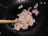 美味高笋炒肉做法图解3)