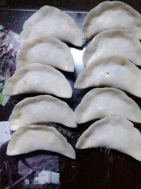 自己做的白菜猪肉馅饺子做法图解5)