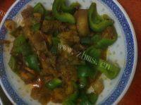 家常菜青椒茄子
