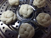 好吃的豆浆绣球馒头做法图解13)