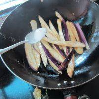 肉末茄条自制做法图解4)