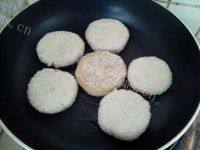 自制薯香红豆饼做法图解7)