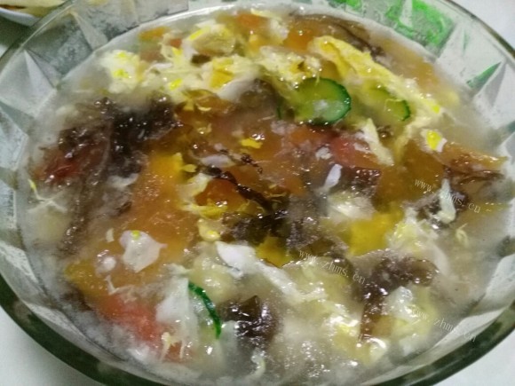 珍馐美味的西红柿鸡蛋汤