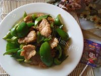 家常菜肉片炒青椒