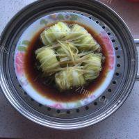自己做的白菜肉卷