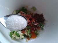 食欲满满的酸辣豌豆凉粉做法图解4)