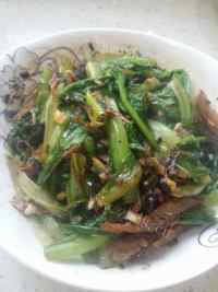 色味俱佳的豆豉鲮鱼油麦菜做法图解6)