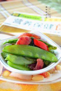 家常菜腊味荷兰豆