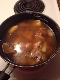 家常沙茶酱排骨焖饭做法图解5)