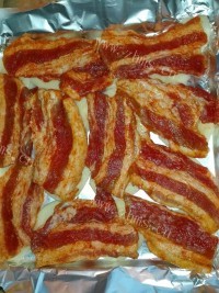 香嫩肥美烤五花肉土豆片做法图解3)
