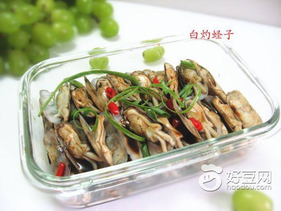 白灼蛏子