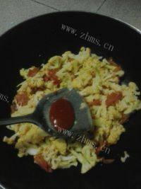 家常菜茄汁菜花做法图解6)
