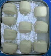 自制奶香小面包做法图解8)