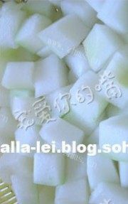 家常菜麻婆冬瓜做法图解1)