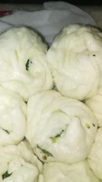 回味无穷的香菇素菜包做法图解7)