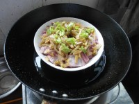 家常菜榨菜蒸排骨