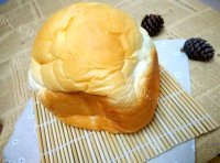 美味的面包机牛奶吐司做法图解7)
