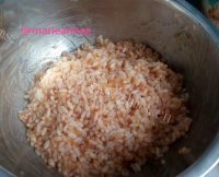 简单美味米饭火腿肠披萨做法图解4)