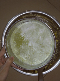 美味的日式抹茶奶油饼做法图解5)